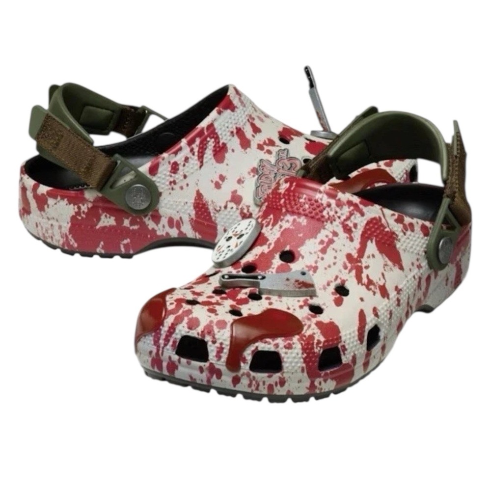 CROCS Classic Friday The 13th Jason Vorhees Clogs Mens Sz 11 Slip On Shoes